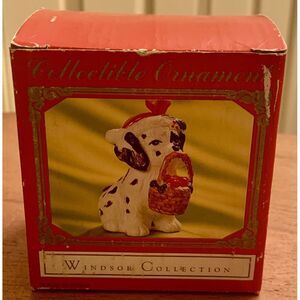 Vintage WINDSOR‎ COLLECTION Dog Christmas Ornament Dalmatian